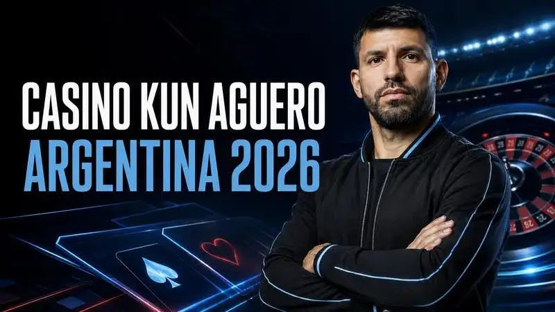 Casino Kun Aguero Argentina 2026 con retrato editorial de Sergio Agüero Casino Kun Aguero Argentina 2026 con retrato editorial de Sergio Agüero